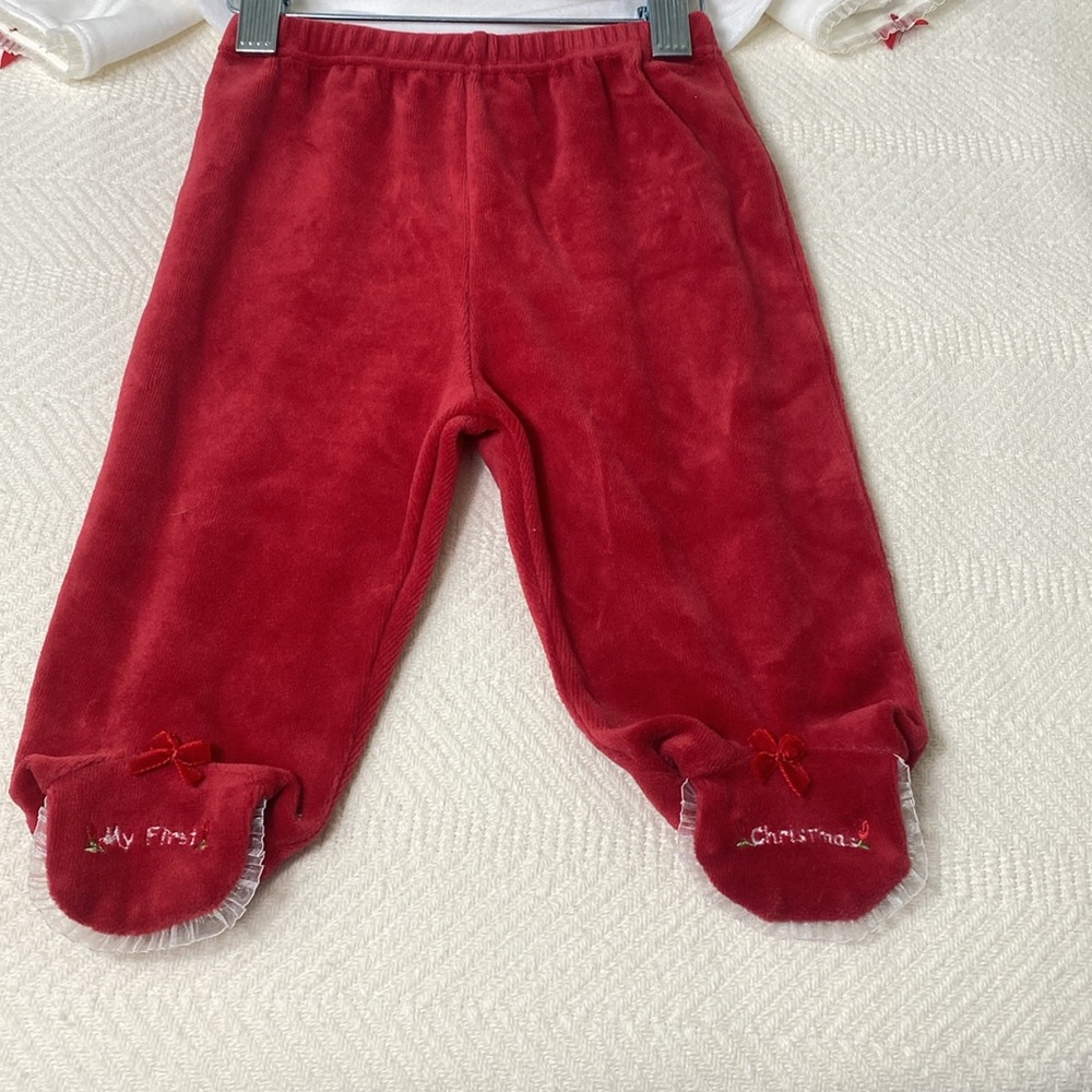 Starting Out baby girl two piece first christmas - Picture 3 of 5